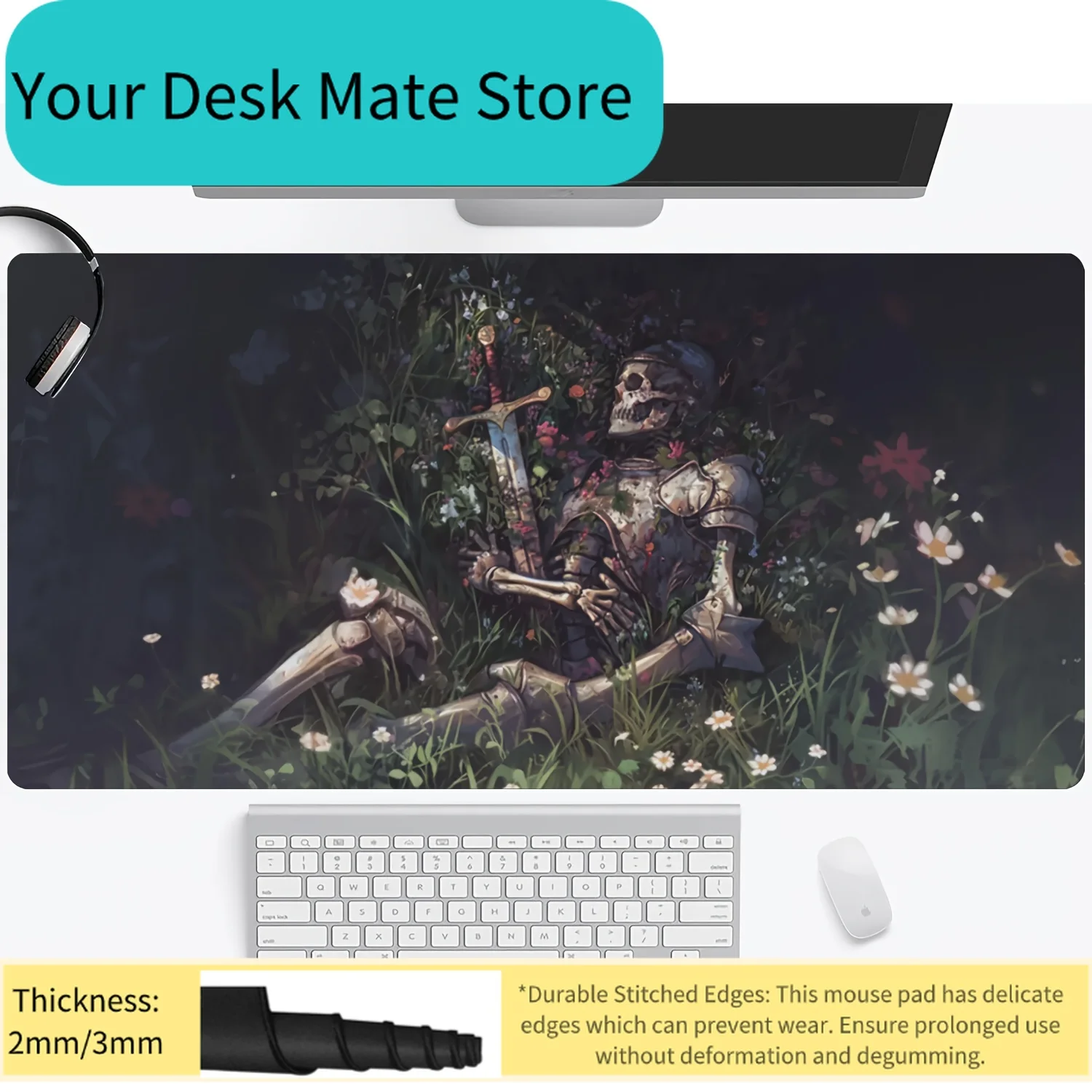 

Printed Mouse Pad with Number 4, Letter X and Mixed QWERTY Keyboard Letters (R/D/W/E/T/Y/U/P/A/S/H/K/Z/C/V/N etc.) & Number 0 -