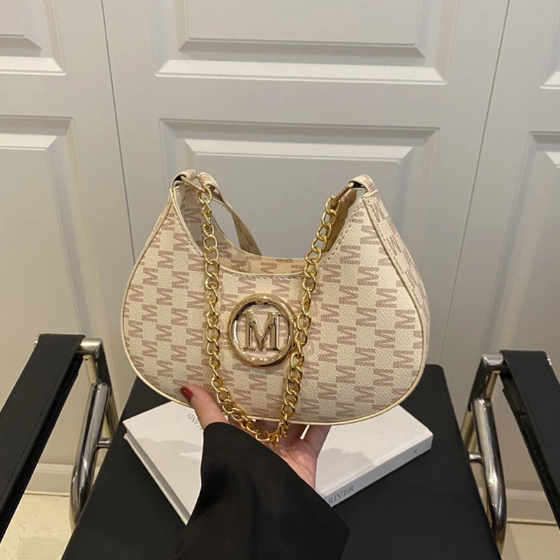 العلامة التجارية الجديدة حقيبة تحت الإبط M رسالة موضة سلسلة حقيبة كتف نمط رائع الراقية حقيبة يد يؤرخ التنقل حقيبة مربعة صغيرة