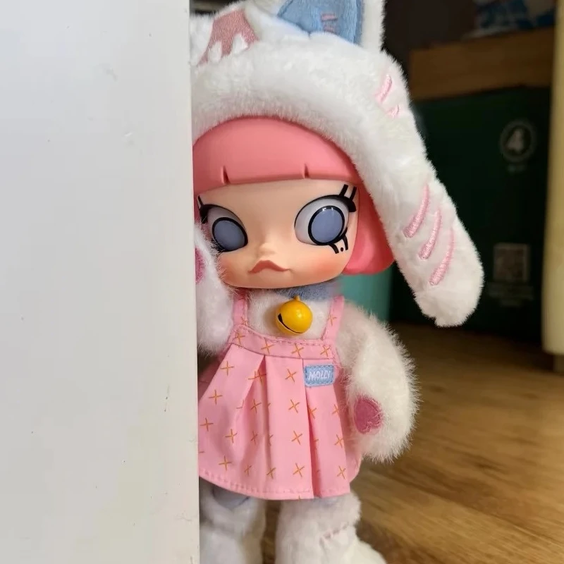 Genuine Pop Mart MOLLY Peekaboo Series Figurines Gifts Toys