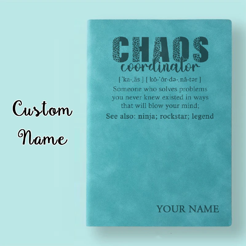 Chaos Coordinator Notebooks Employee Appreciation Gifts Thank You for Coworker Unique Office Gift Idea for Women Man Coworker