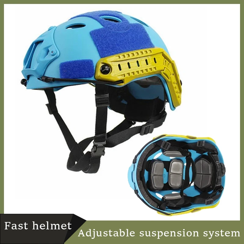 خوذة إنقاذ خفيفة الوزن، خوذة PJ سريعة محيط الرأس قابل للتعديل، الأمن، التدريب، الطوارئ، سريع، تكتيكي