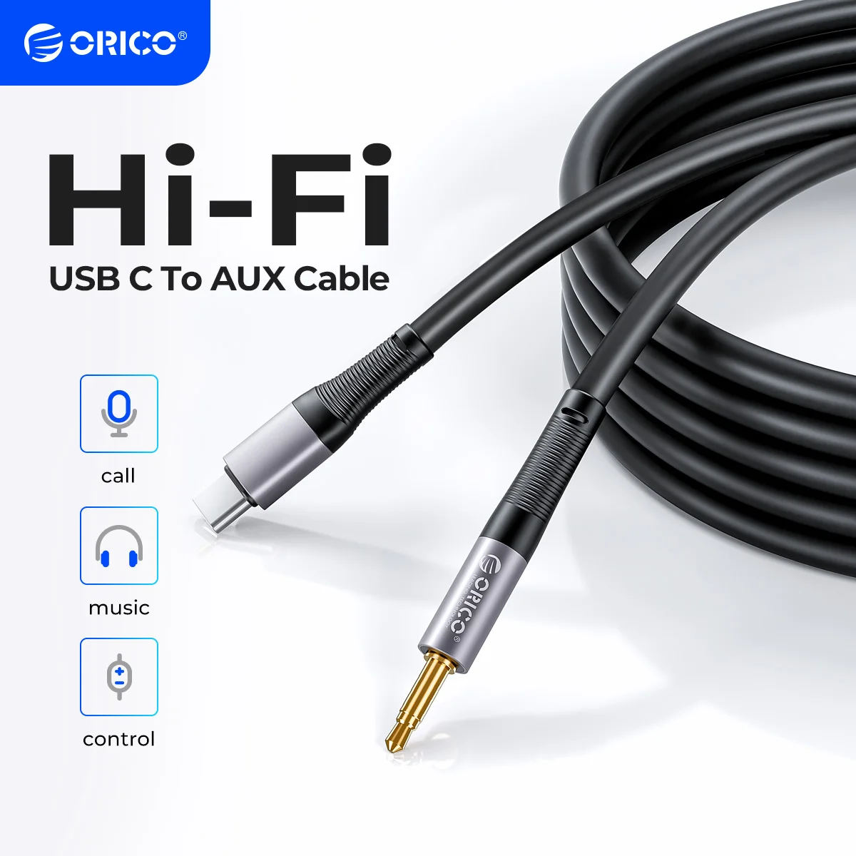 Orico-USB Type-Cから3.5mmの照明アダプター,ヘッドフォン,ステレオ,iPad Pro,Samsung用のジャック付き