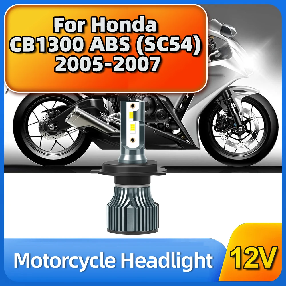 

1PC LED Motorcycle Headlight 10000LM High Brightness 3570 CSP 10000LM Lampada 55W 12V For Honda CB1300 ABS (SC54) 2005 2006 2007