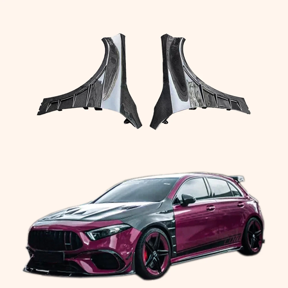 For Mercedes Benz A-Class W177 Hatchback 5 Door 18-24 Vented Carbon Front Fender
