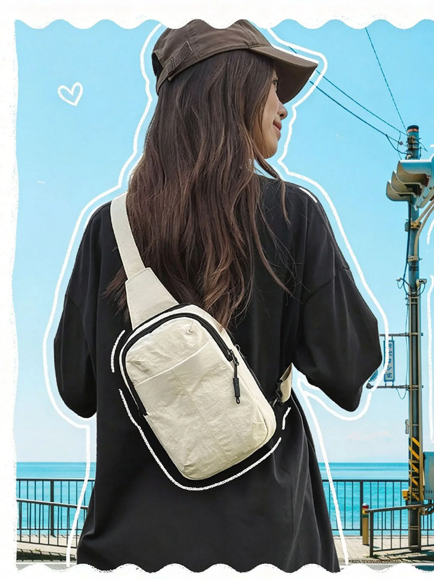 multifunctional-outdoor-cycling-chest-bag-women's-children's-crossbody-bag-mobile-phone-bag-summer-new-arrival