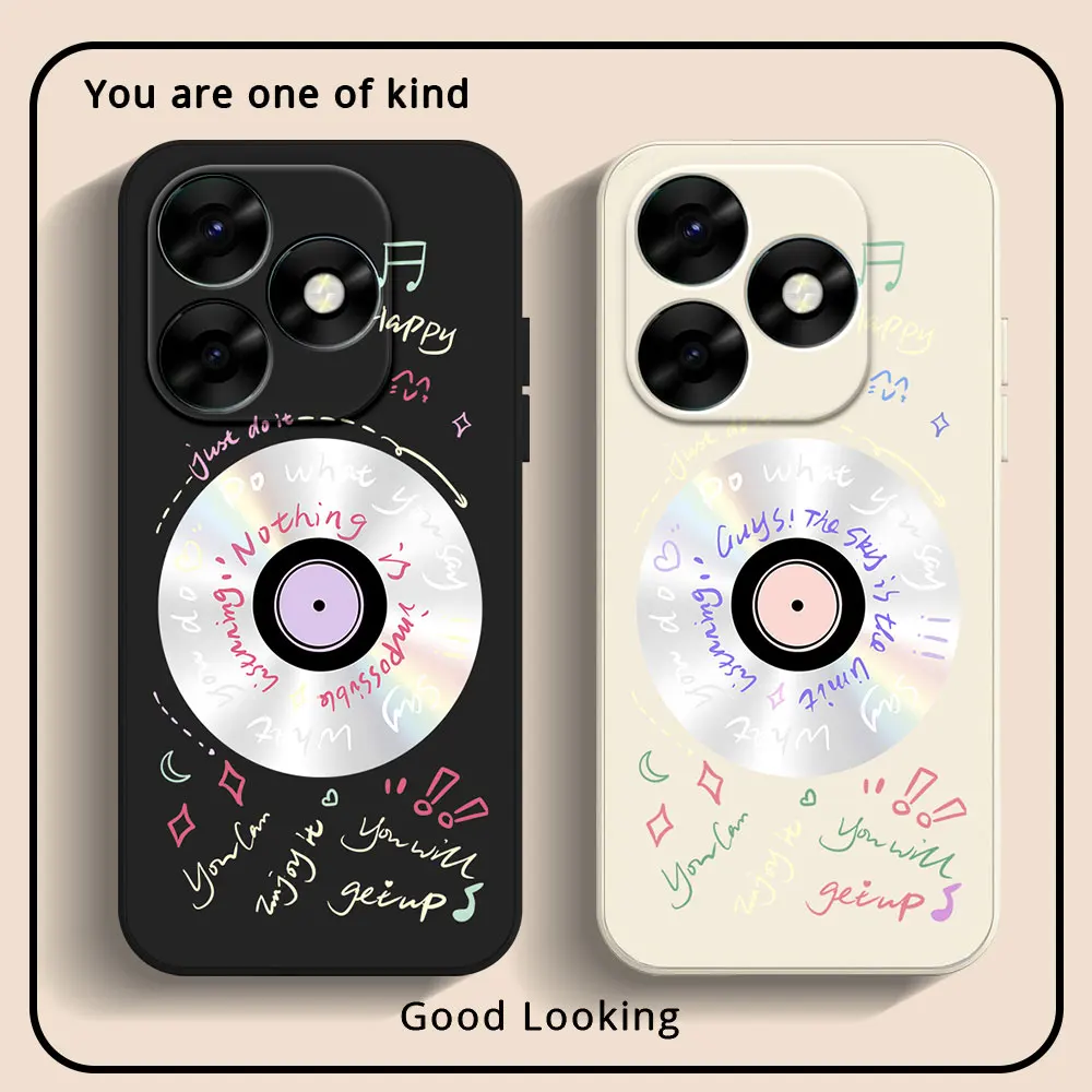 Phone Case For Itel S23 Plus S23+ A70 Itel A60S A60 A 60 Soft Silicone TPU Shockproof Back Cover Fashion Record Couple Styles