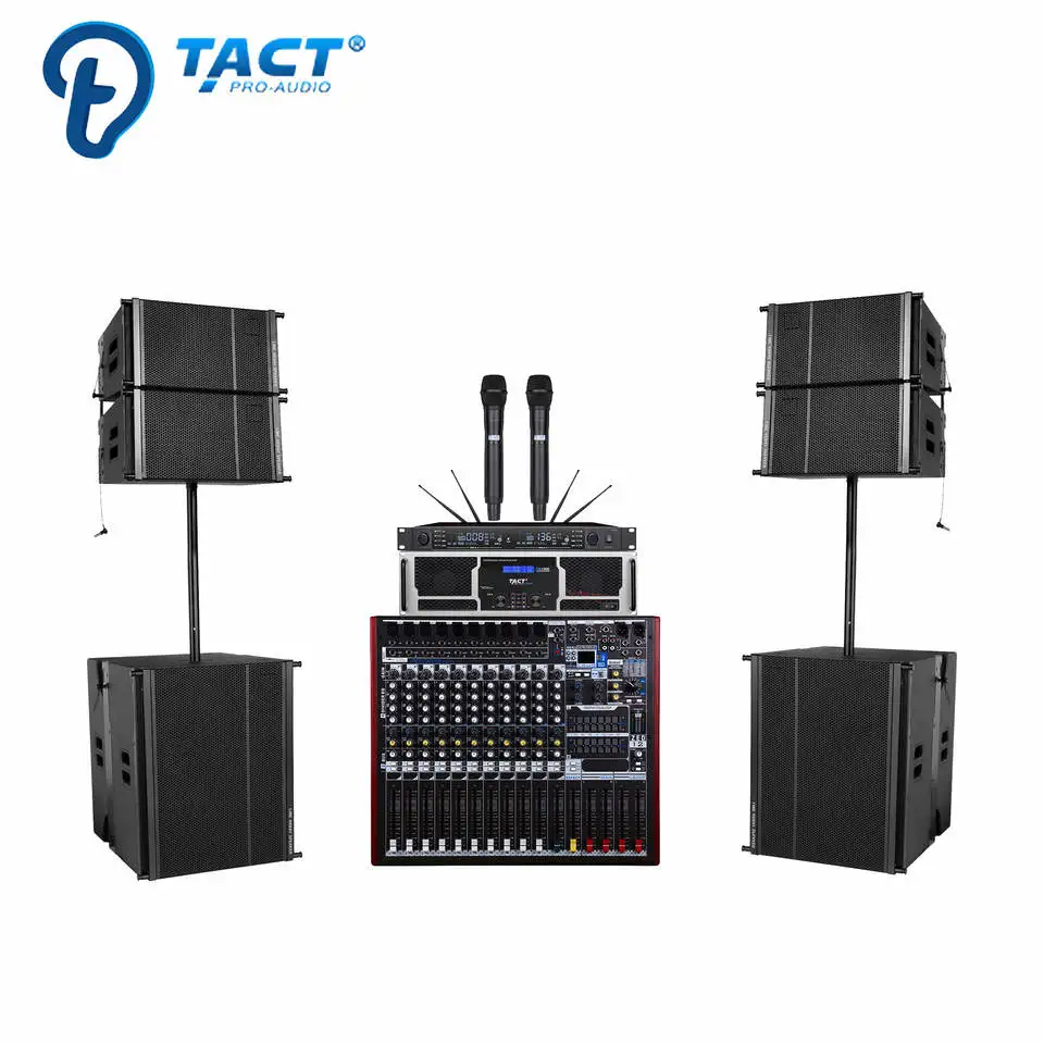 

10 Inch Line Array Speaker System With 18 Inch Subwoofer For Small Outdoor Shows Sports Venues