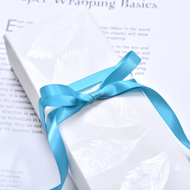YAMA 6 9 13 16 19 22 mm Single Face Satin Ribbon 100yards Blue for Party Wedding Decoration Handmade Rose Flowers Ribbongs