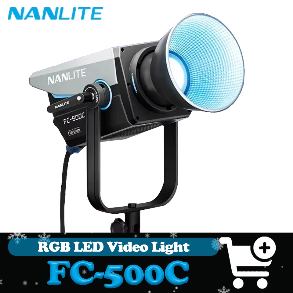

Светодиодный моноблок Nanlite FC-500C 2700-7500K с креплением Bowens, 500 Вт, RGB COB, для видеосъемки, фотостудий и прямых трансляций