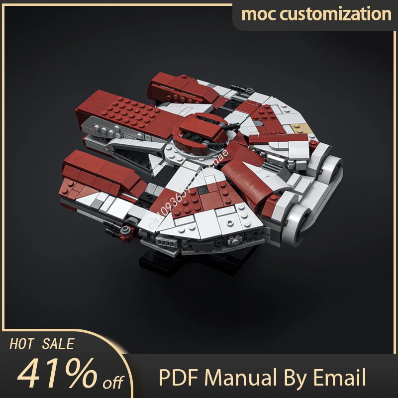 

998pcs Moc Star Battle Ebon Hawk Falcon Spaceship Model Building Blocks Bricks Diy Creative Assembly Educational Toy Kid Gift