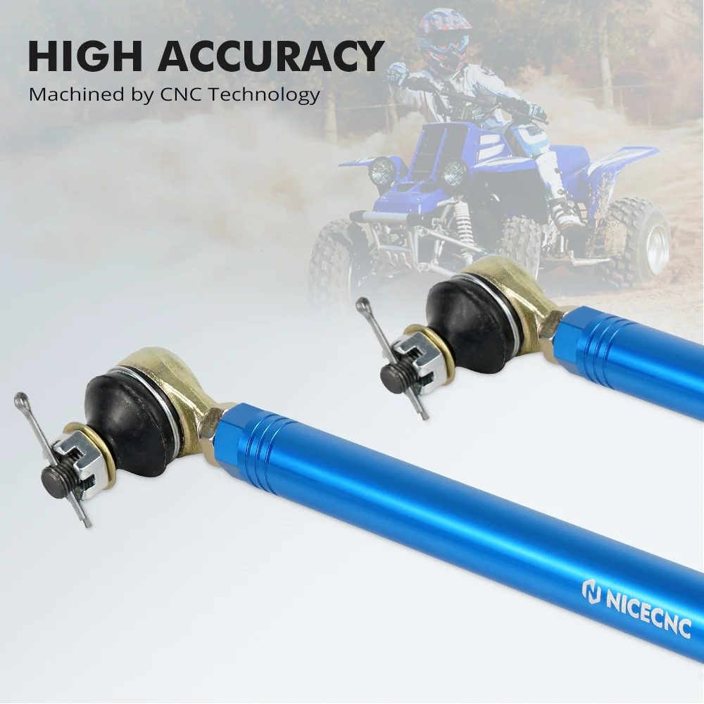 Ball Joint Tie Rod ชุดสําหรับ Yamaha Banshee 1988-2006 YFZ350D 1992 YFZ350T 1987 6061-T6 อลูมิเนียม ATV อุปกรณ์เสริม