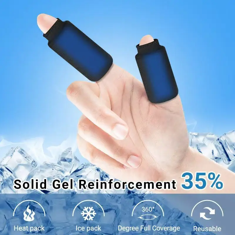 Ice Compress Hydrogel Finger Cots for Daily Use At Home Cold Compress To Relieve Pain Suitable for Both Cold and Hot Purposes