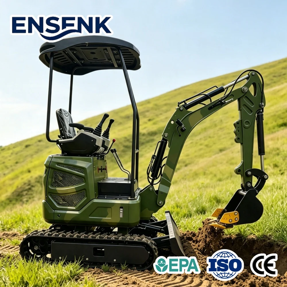 Mini Excavator 1.8Ton With Kubota Engine And Hydraulique Pelle For Construction Baumaschinen Bager For Europe Farm Use Sale Fas