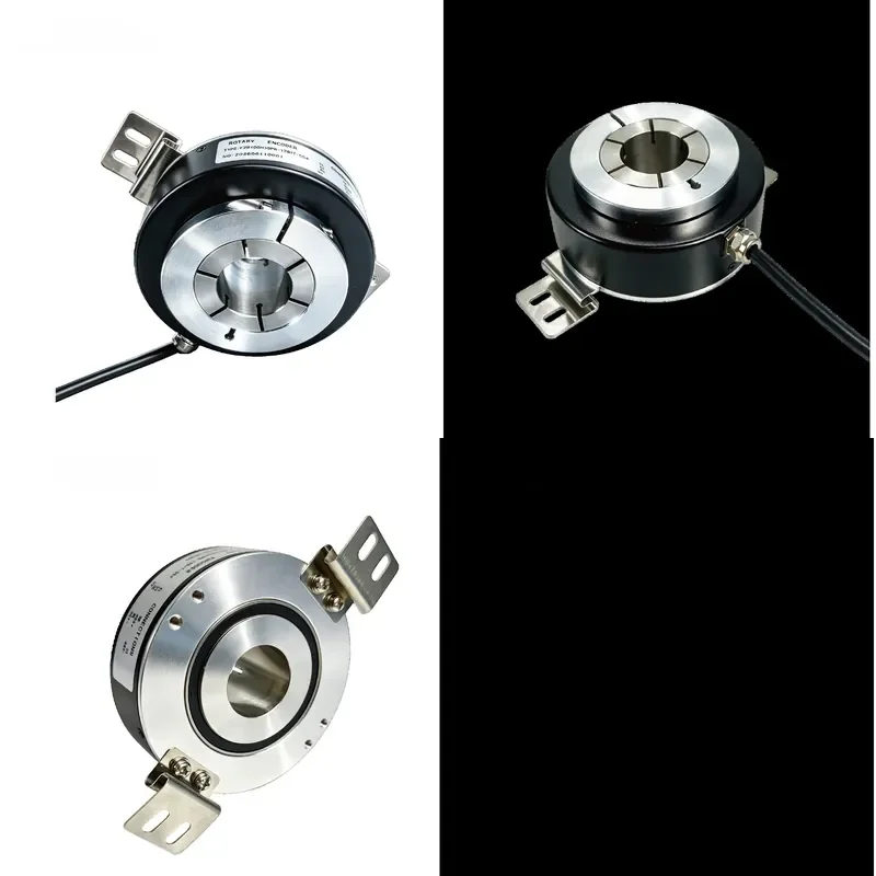 for FZR100 Large Diameter Hollow Shaft Absolute Rotary Encoder Max 40mm High Precision Optical IP56 Flange Mount 360 Degrees