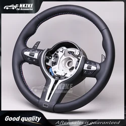 The Steering Wheel Suitable For Bmw F30 F10 E36 E39 E46 E90 Is Made Of Alcantara Material And Sports Steering Car Accessories