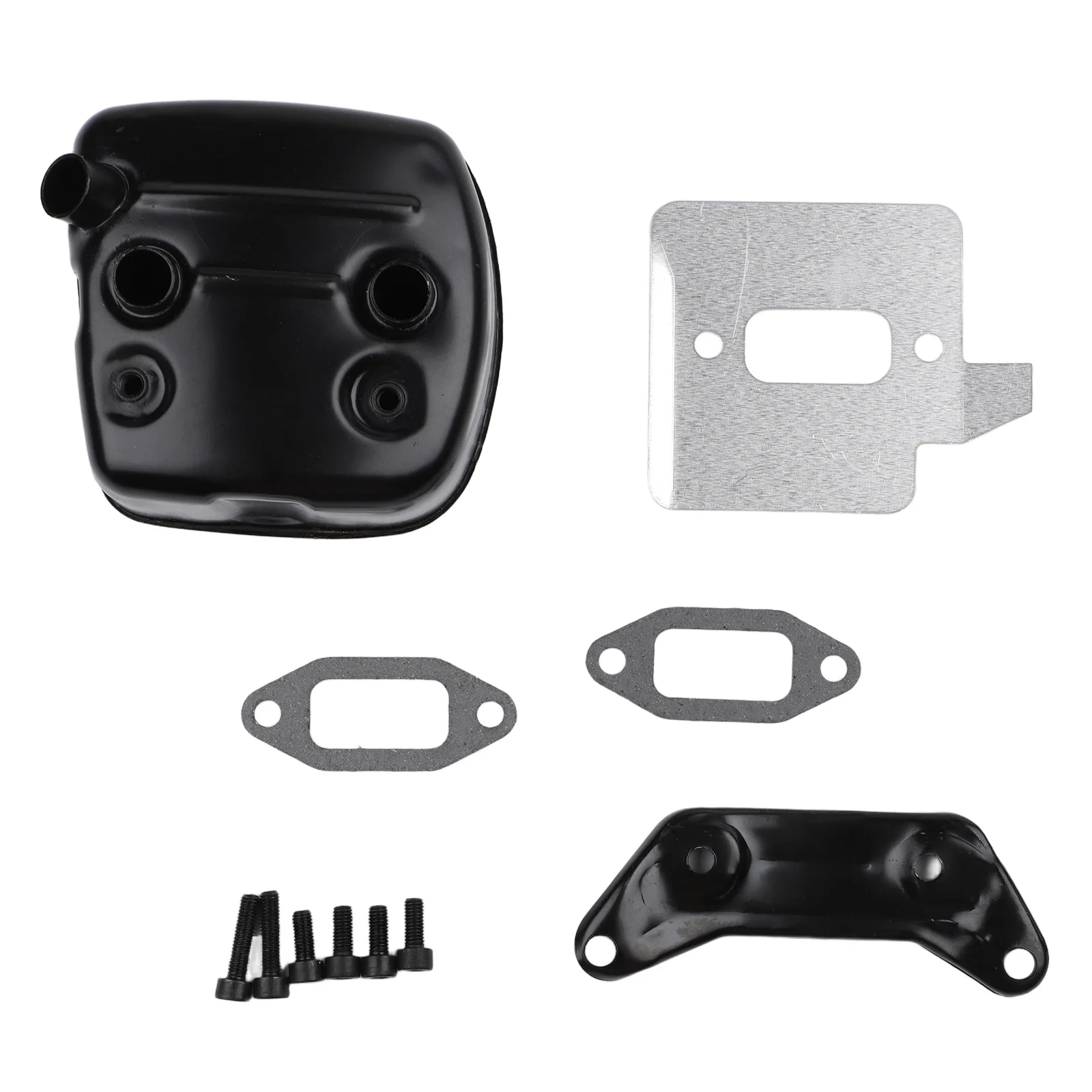 Chainsaw Exhaust Muffler Bracket Gasket Kit for 362 365 371 372 372XP with Compatible Models NH865 NH872 and Accessories