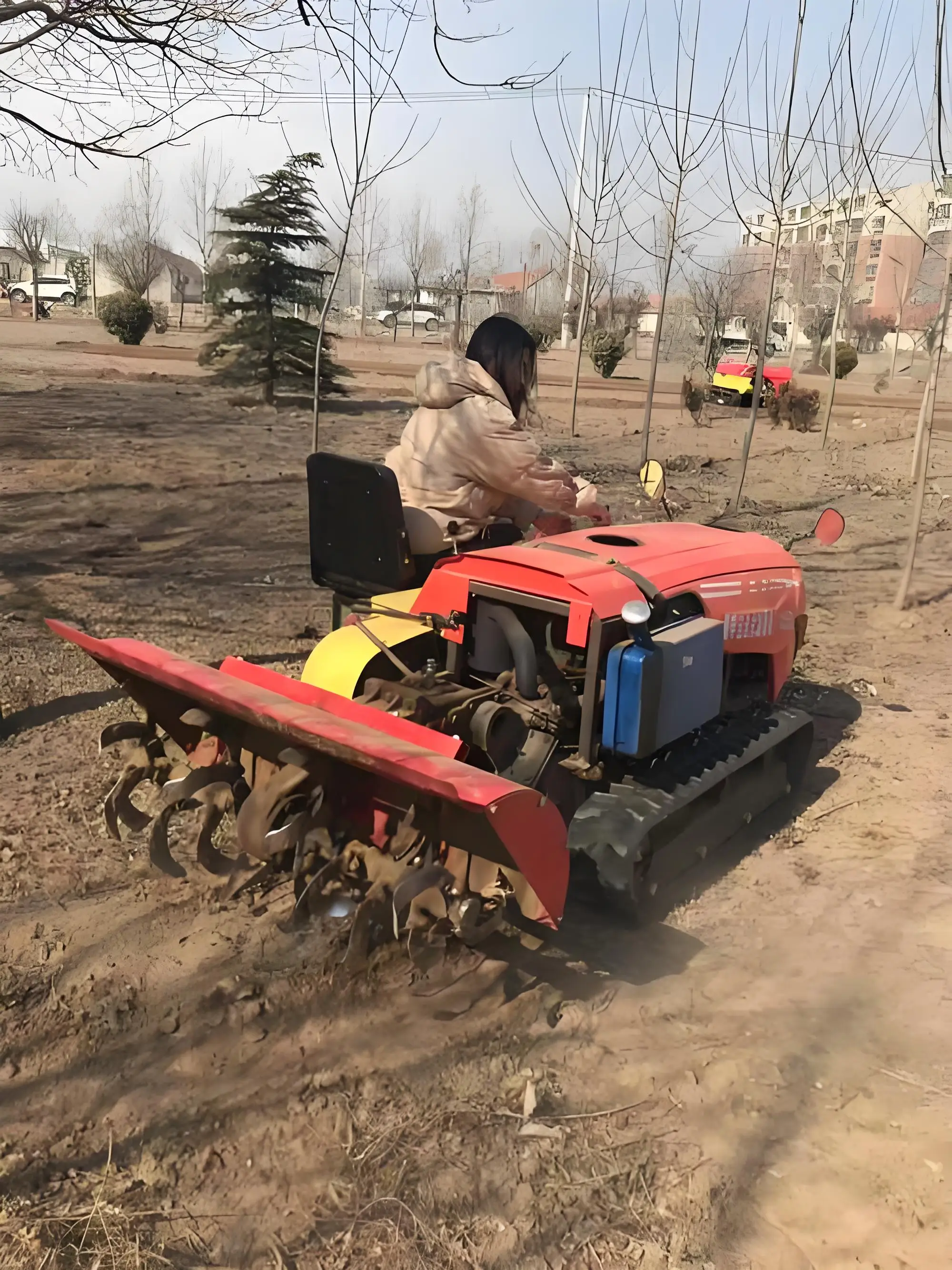 Agriculture Gardening Farming - Döner Çapa Bahçe Mini Traktörü Tarım
