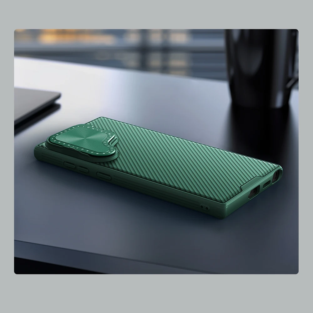 

For Samsung Galaxy S24 Ultra Nillkin Magnetic Case CamShield Prop Camera Protection with Stand Cover Phone Case