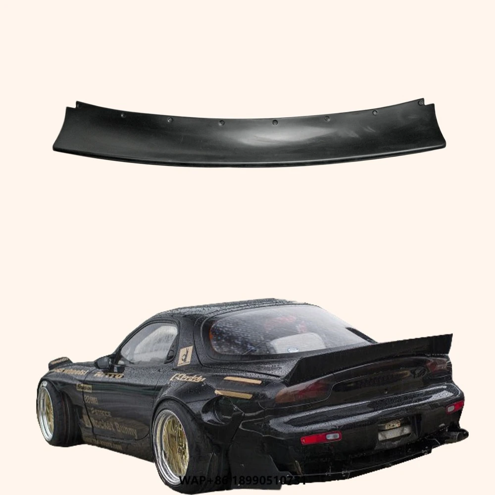 

Car Body Kit FRP Unpainted Rear Spoiler for Mazda RX7 RX-7 FD3S RB Style Fiberglass Rear Trunk Boot Spoiler Ducktail
