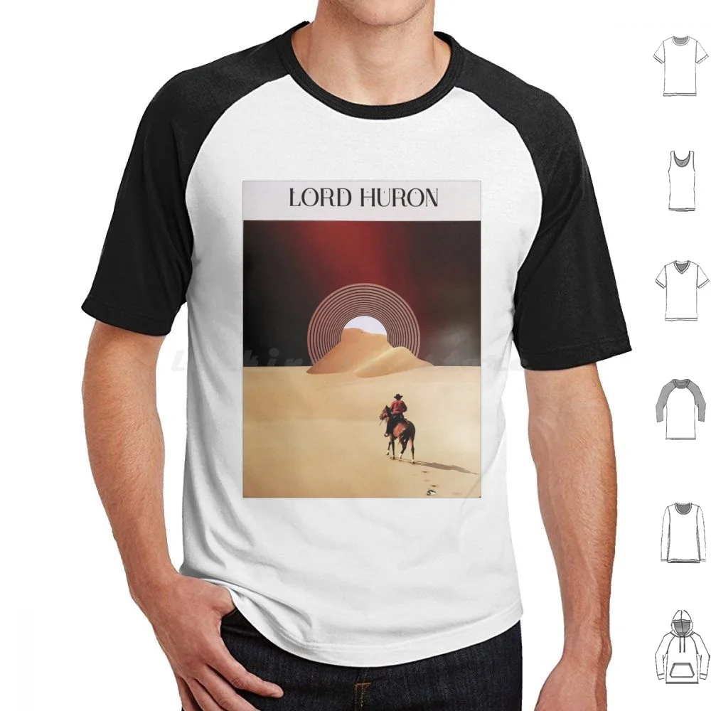 Dor Lord Tunggang Kuda Huron T Shirt Big Size 100% Cotton Lord Huron Music Indie Folk Strange Trails Vide Lonesome Dreams Band