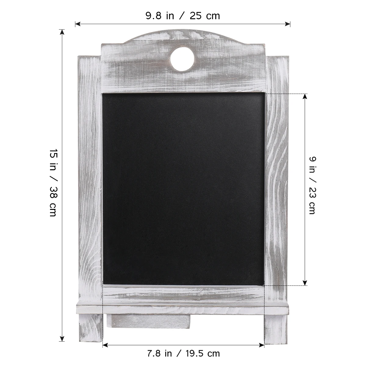 

Retro Blackboard Rustic Chalkboard Sign Notes Desktop Bamboo Countertop Farmhouse