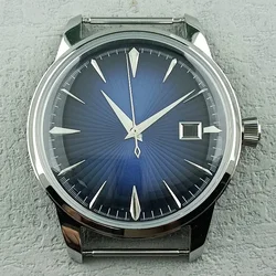 40mm NH35 Silver Watch Case 35mm Dial 316L Stainless Steel 10BAR Waterproof Acrylic Glass Accessories Customized Kit