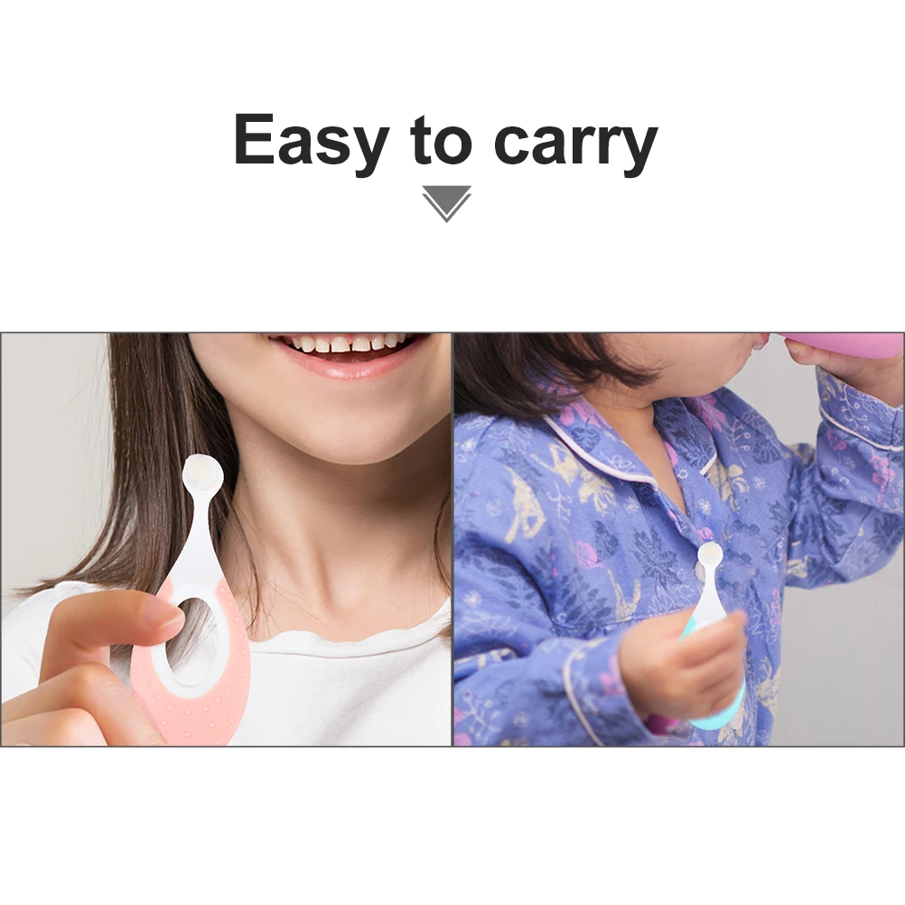 

4pcs Baby Training Toothbrush Newborn Infant Bristles Oral Care Tool For Kids Teeth Cleaning Ergonomic Design Healthy Material