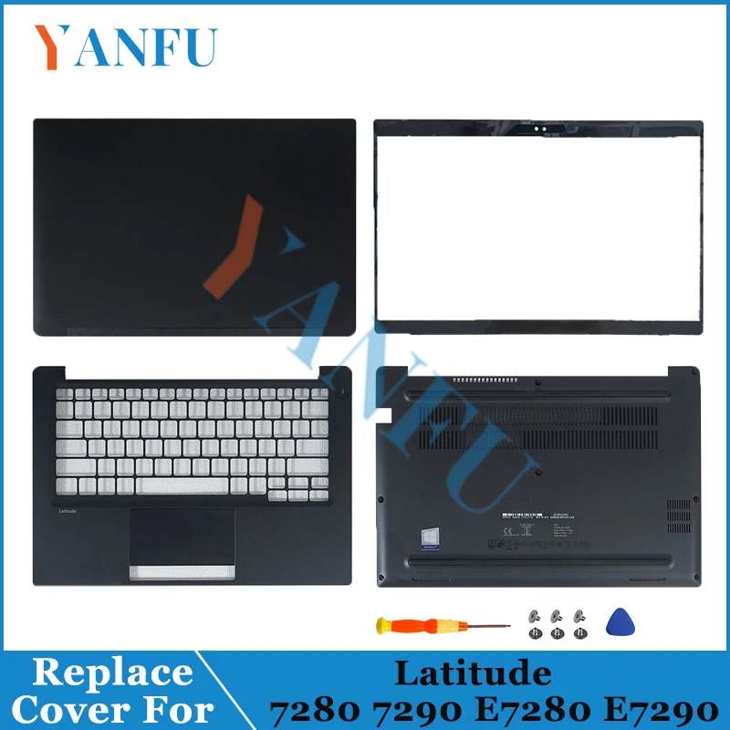 

New Cover For Latitude 7280 7290 E7280 E7290 Laptop Screen Back/Bezel/Palmrest/Bottom Case/Keyboard/Hinge Shell