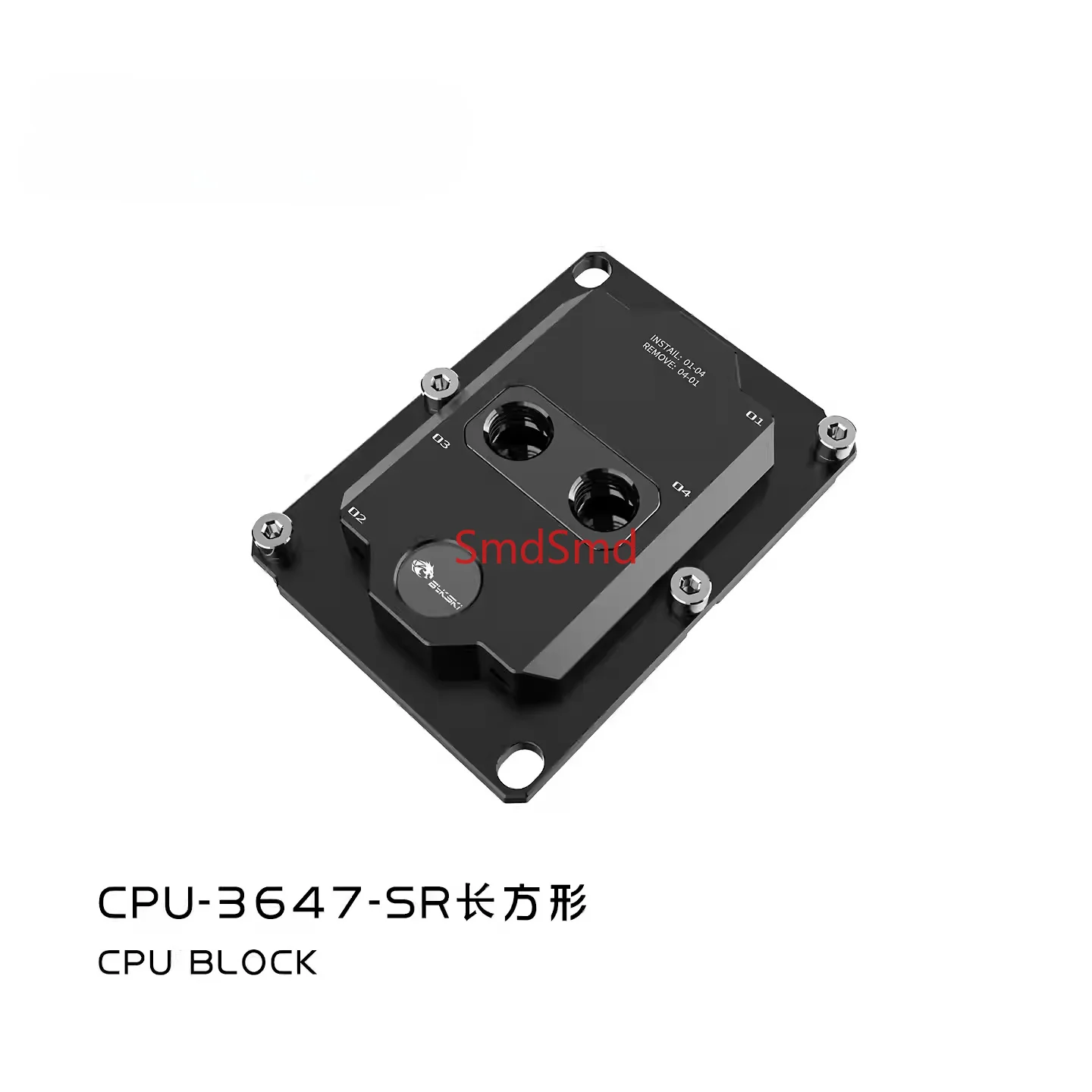 CPU-3647-SR CPU Water Block For Intel LGA3647 All-Metal Liquid Cooling Block Server AI Cloud Computing Radiatoer