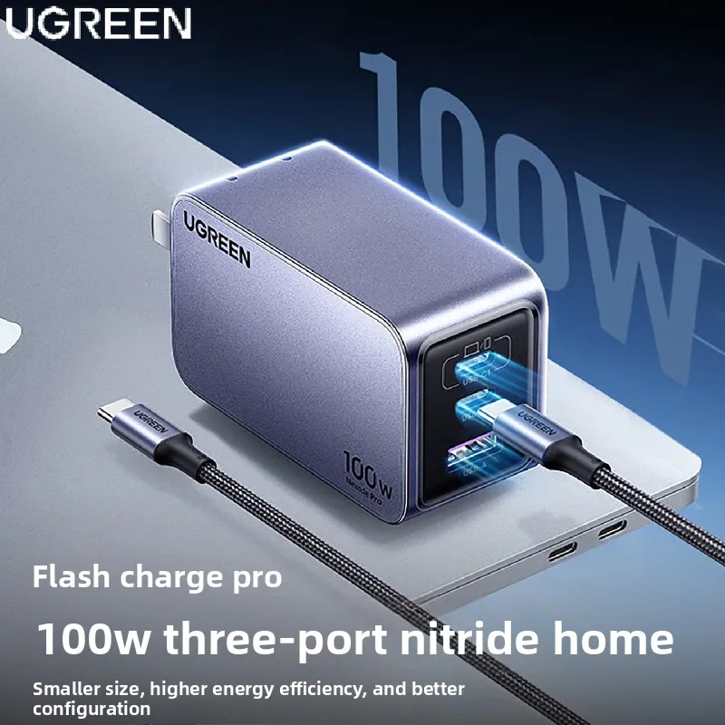 cargador-ugreen-de-100-w-con-tecnologia-gan-3-puertos-usb-c-carga-rapida-pd-modelo-nexode-pro-qc40-adaptador-de-corriente-usb-a-para-macbook-portatiles-iphone-16-y-tabletas
