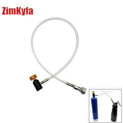 Whipper Adapter with M11*1 Threaded Fiting NO2 Tank To Whipped Cream Charge Bottle Cans 580g M22 Thread Cream Jar