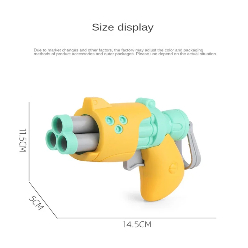 Foam Soft Bullet Toy Gun Launcher for Fun, Jogo seguro para crianças, Jogos de tiro ao ar livre