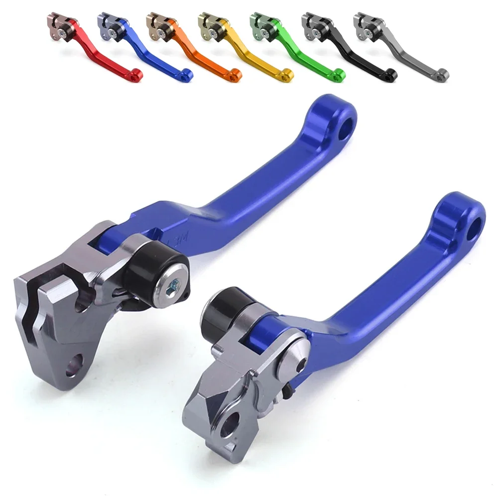 CNC Billet Pivot Foldable Brake Clutch Lever For YAMAHA YZ125 YZ250 YZ426F YZ450F 01-07 YZ250F 01-06 TTR230 05-15 YZF Dirt Bike