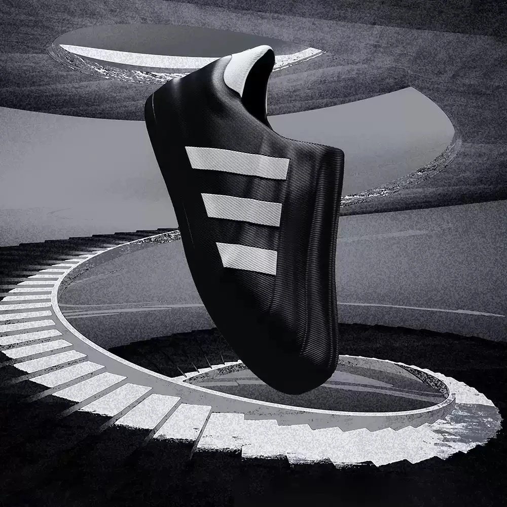 

Adidas HQ8752 Slip On Comfort Trainers Black White Recyclable Material Breathable Integrated Upper Non Slip Daily Walking Shoes