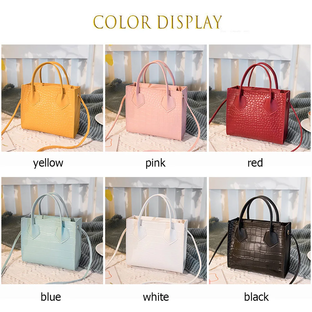 Fashion Women\'s Shoulder Bags Trendy Crocodile Patter Handbags Large Capacity Messenger Bag Crossbody Bags