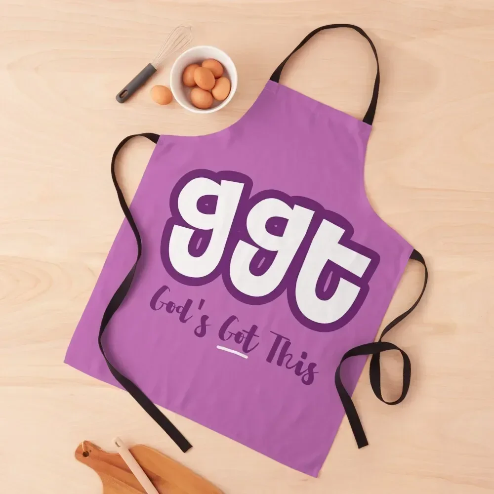 

Gods Got This - grape Apron For Women Korean Apron