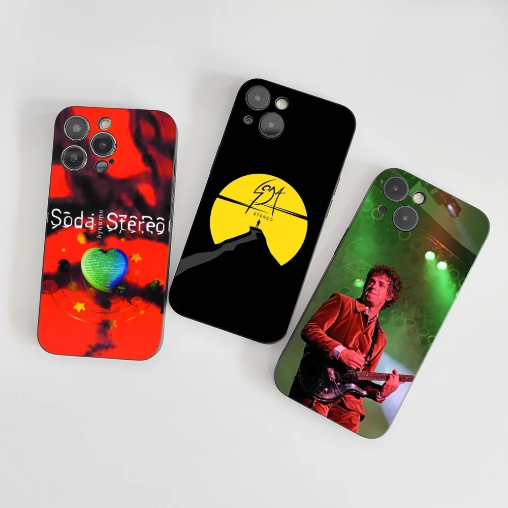 SODA STEREO Band Gustavo Cerati Phone Case Silicone Soft For IPhone 16 15 14 13 12 11 X XR Plus Pro Max Plus