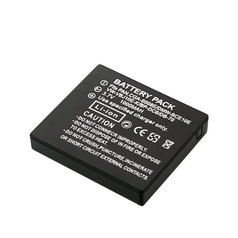 CGA-S008E-BCE10E 3.7V 1000mAh Camera Battery for Panasonic DMC-FS3 FS5 FS20 FX30 FX33 FX35 FX36 FX37 FX38 FX55 FX500 FX520 TA1