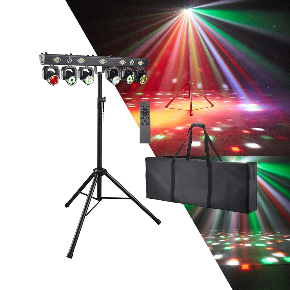 120W Disco Party Lights Remote Control Effect RGBW DMX512 Strobe Moving Head DJ Beam Wash Stage Lighting For Nightclub Events