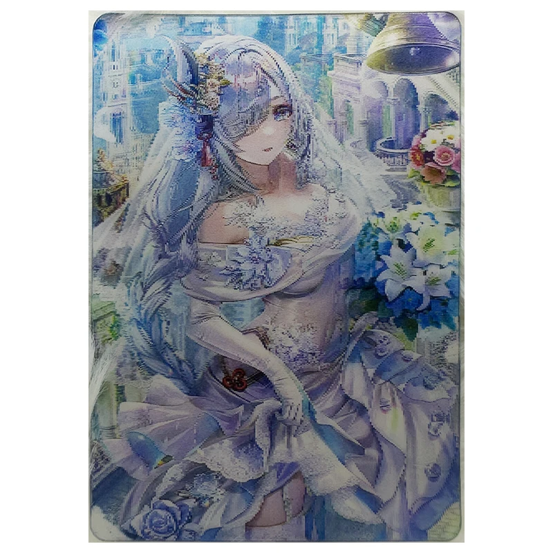 อะนิเมะเทพธิดา Story DIY ACG การหักเหสะสมการ์ด Furina Ganyu Raiden Shogun Lynette Nahida ของเล่นเด็กวันเกิด