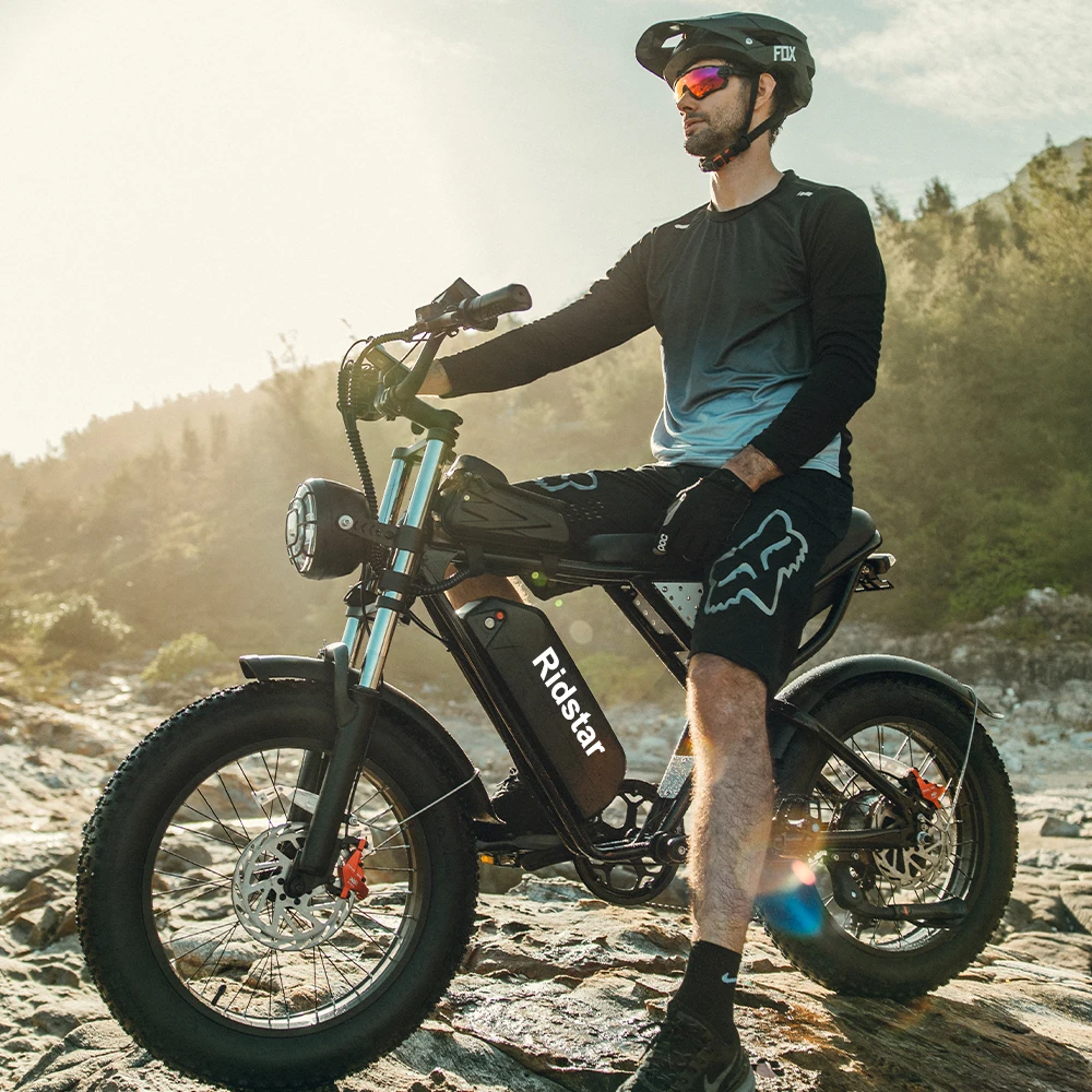 

Электрический горный велосипед Q20 48V 20AH с толстыми шинами, гидравлическими тормозами и мотор-колесом для взрослых, со склада в ЕС/США