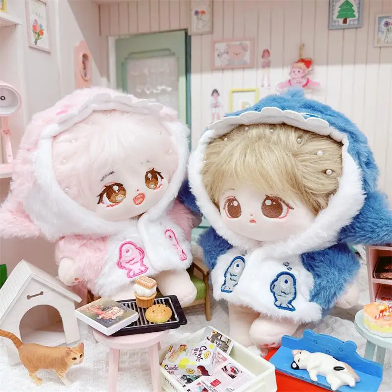 

For 20cm Doll Clothes Outfit Warm Animal Coat Doll Accessories Cultivate Hands-on Ability Children's Gift Toy in Stock