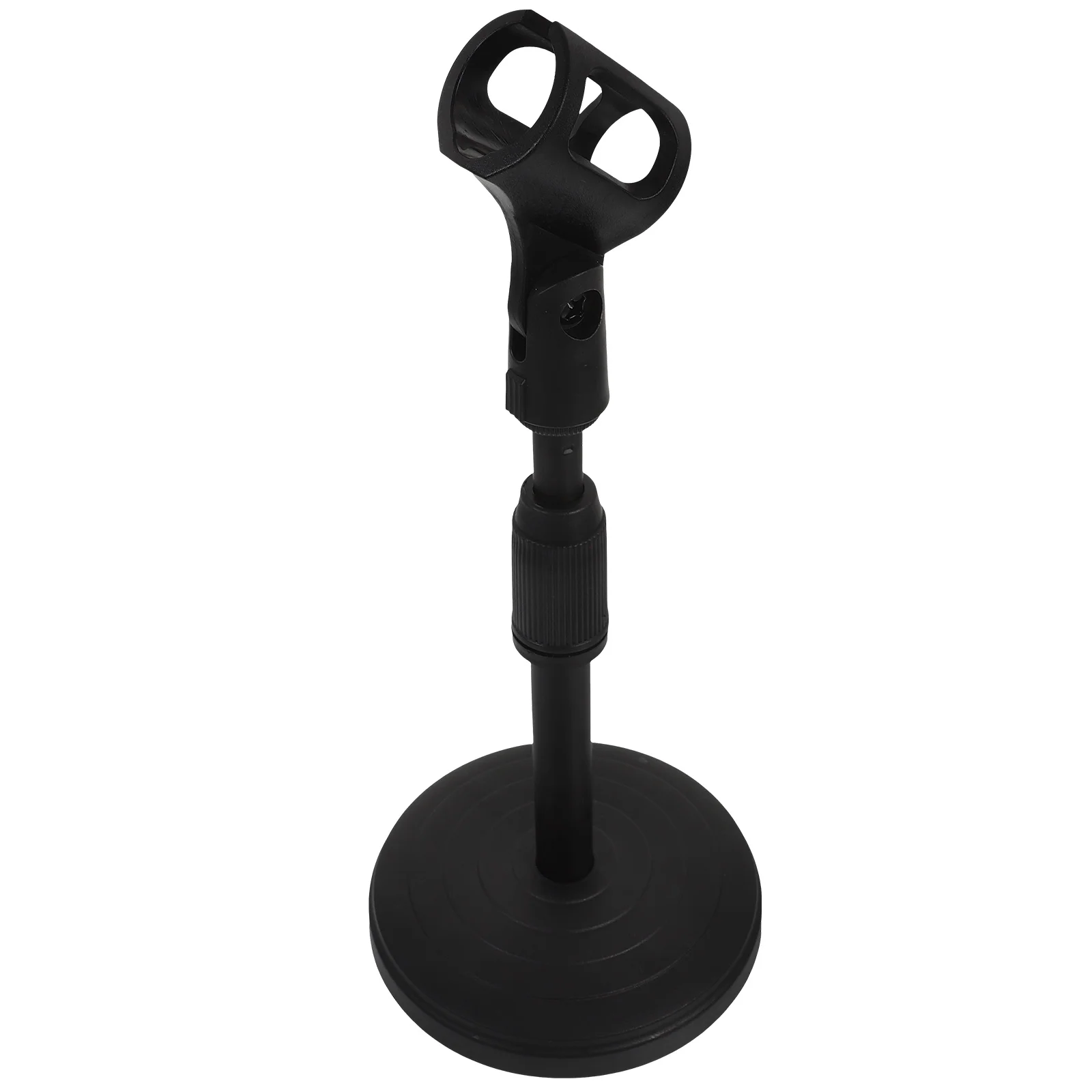

Desktop Microphone Adjustable Height Plastic Clip Bracket for Live Adjustable Mic Stand Chat Conference Recording