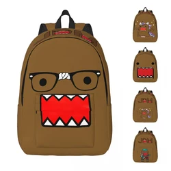 JDM Domo Kun Doll Face Fashion Backpack Durable Student Business Cute Funny Daypack for Men Women Laptop Computer Canvas Bags