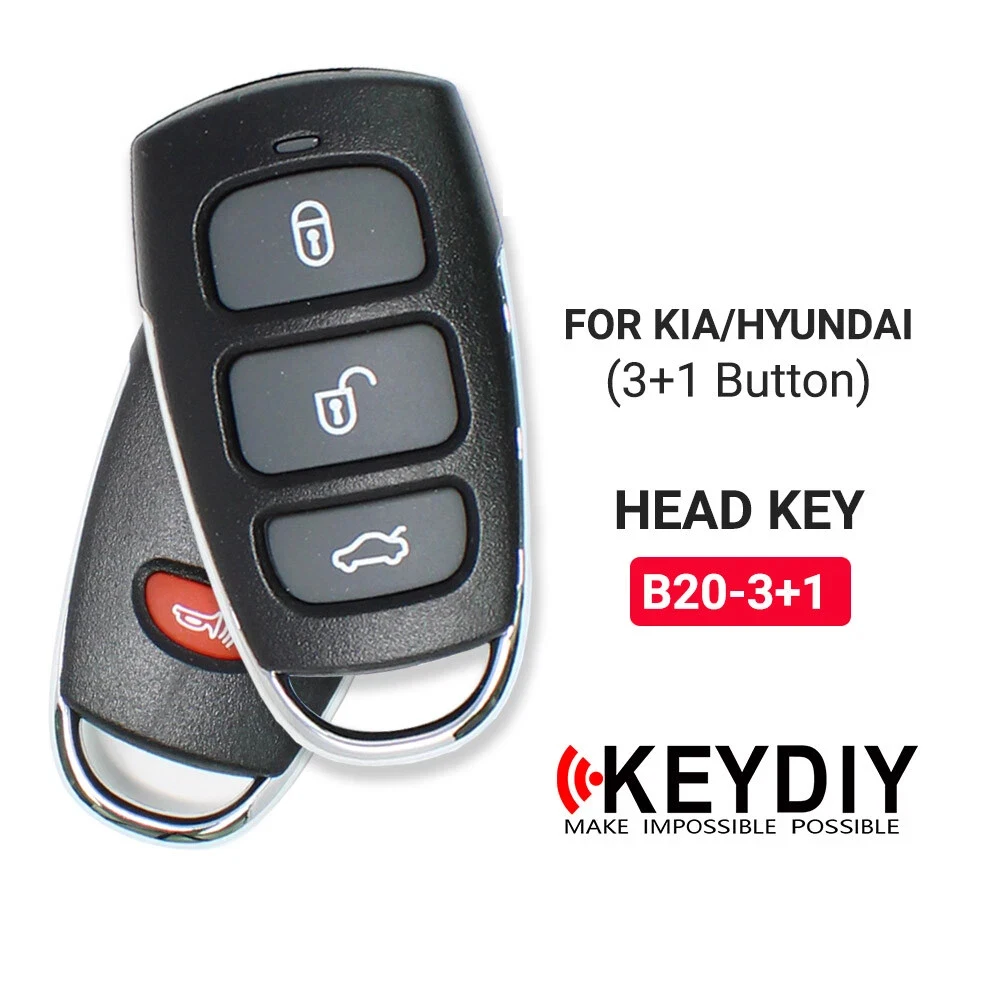 KD B20-4 key Suitable for KD900, KD900 +, URG200, MINI remote control car key
