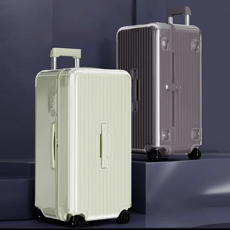 Clear Protective Cover Applicable For Rimowa Suitcase Transparent Trunk Plus 31 33 Inch Rimowa Luggage Essential Cover