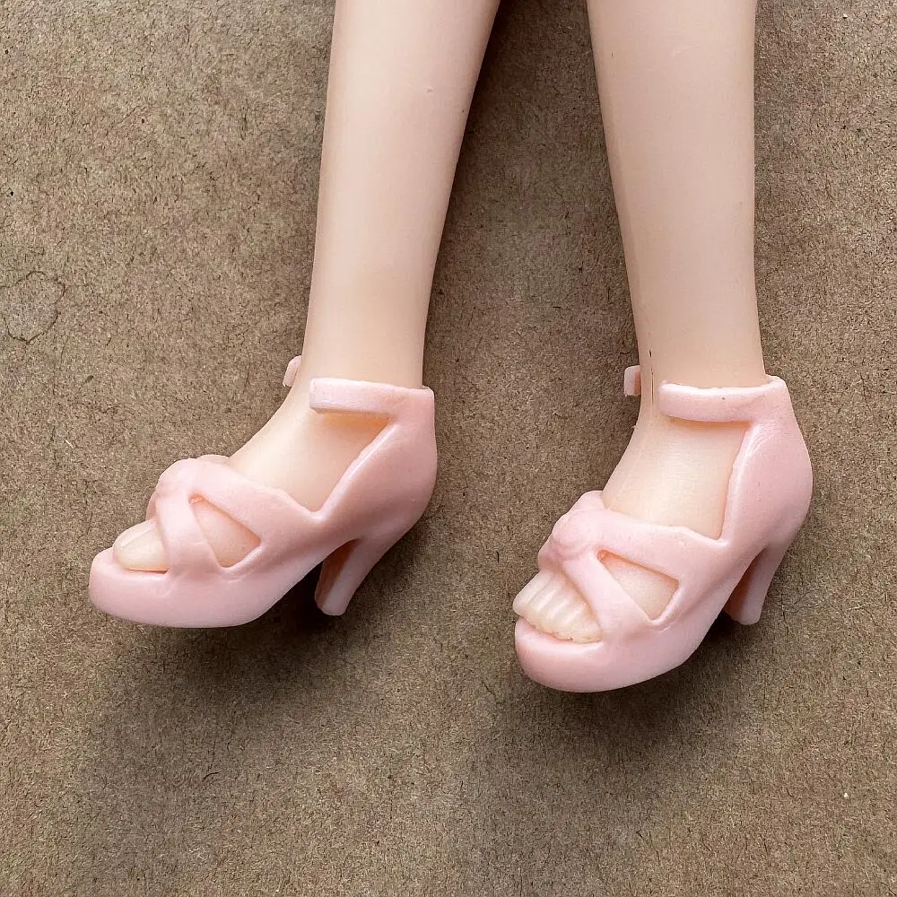 1/6 Maßstab Licca Puppenschuhe DIY High Heels & Flachsohlen Deko-Spielzeug für Puppenzubehör – Detail 23