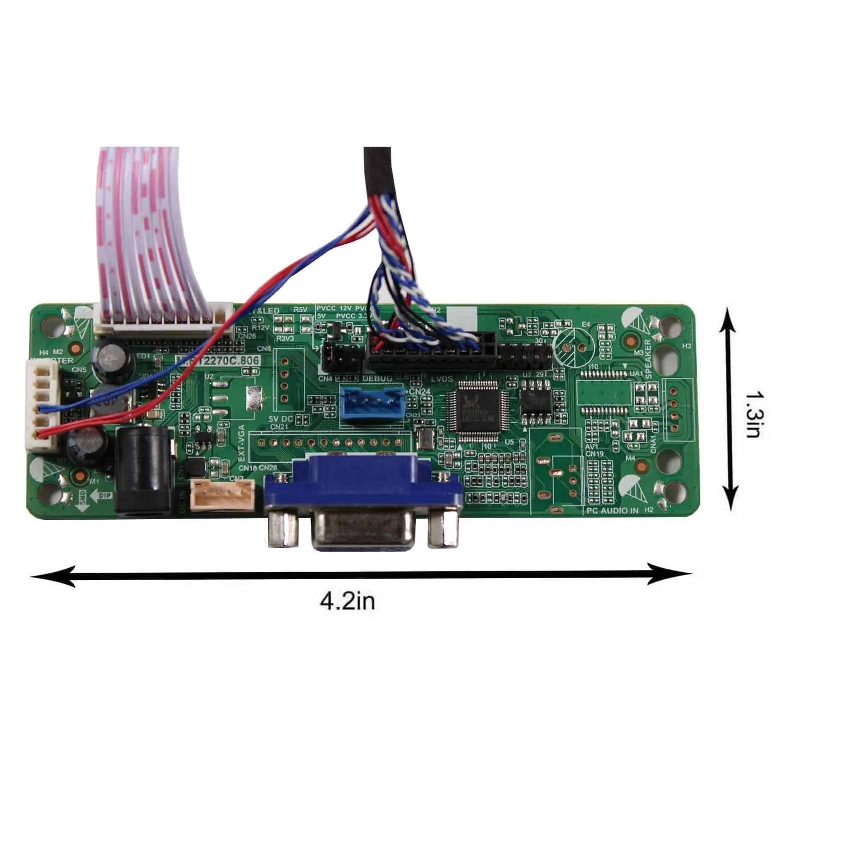 لوحة سائق التحكم VGA لشاشة LCD 11.6 "A116XW02 V0 1366x768