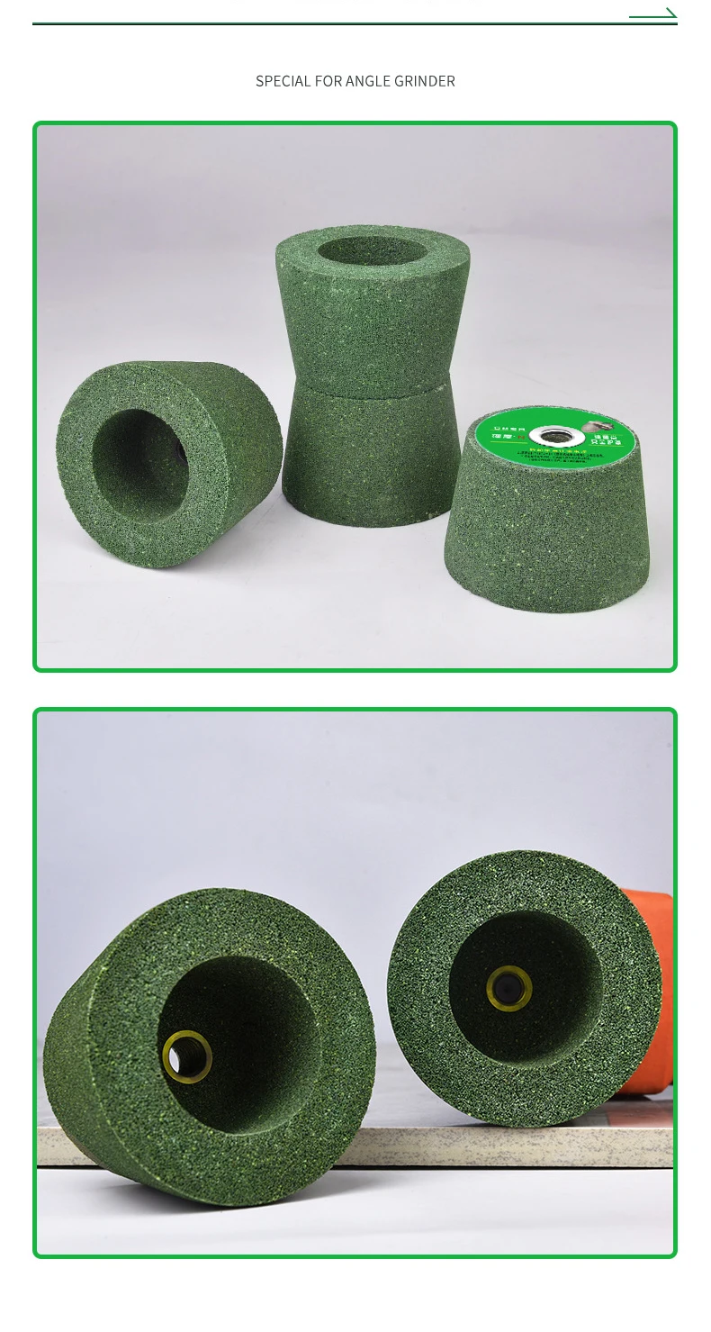 M10 Winkelschleifer Schleifscheiben 50/100/200 Mesh Grinder Zubehör Cupular Schleifblock Polierwerkzeuge Schleifstein – Detail 10
