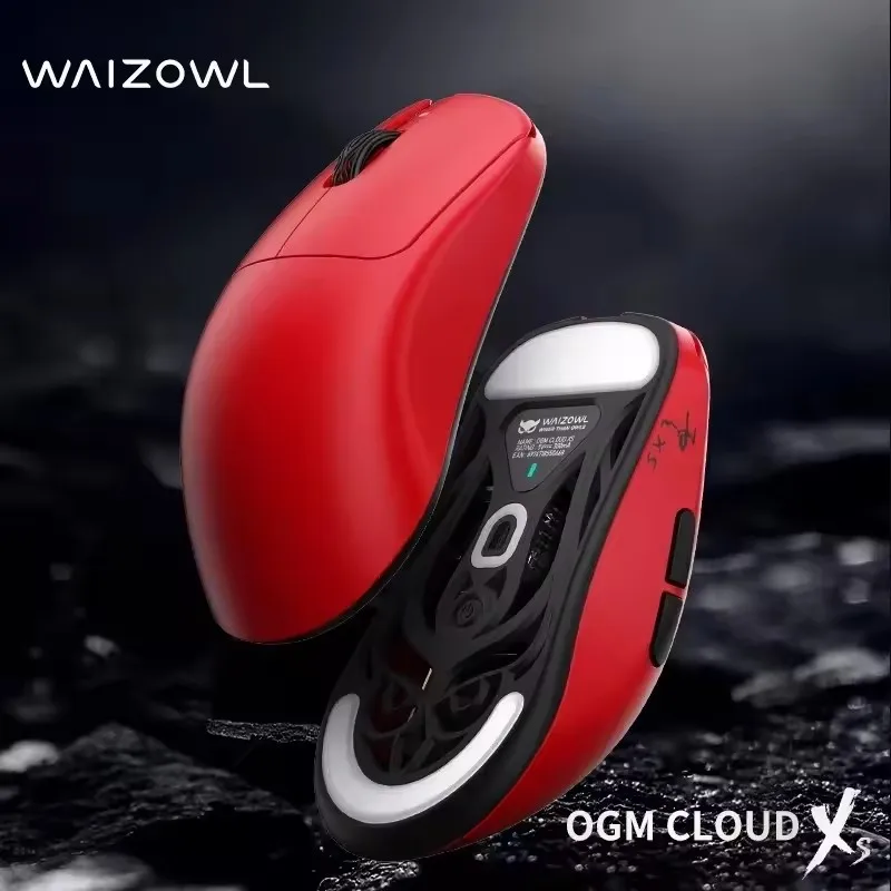 

Игровая мышь Waizowl OGM CloudXS, беспроводная 3-режимная мышь для киберспорта PAW3950, легкая мышь по индивидуальному заказу, компьютерные аксессуары, подарки